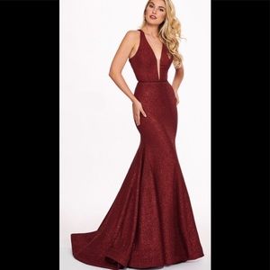 Rachel Allan - Marsala Dress